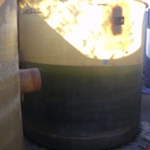 1900 Gallon Vertical Holding Tank