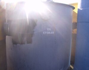 1900 Gallon Vertical Holding Tank