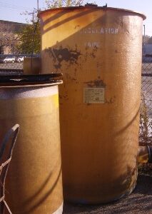 650 Gallon Vertical Holding Tank - Fiberglass