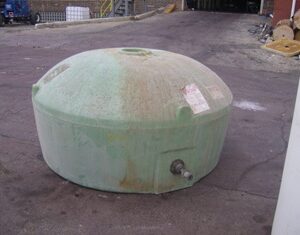 80 gal PE round vertical holding tank