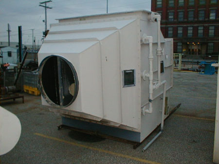 Mapco EST Air Products Co. PVC, horizontal. 17,500 CFM