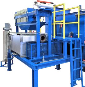 Filter Press Sludge Dryer catwalk