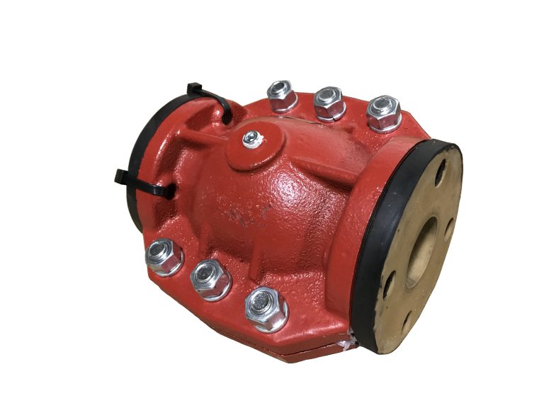 Red Pinch Valve Bottom